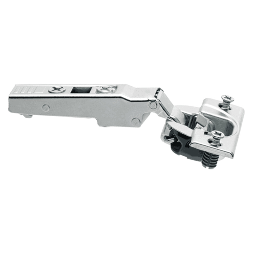 Clip Top 110&#730;+ Opening Hinge with BLUMOTION Soft-Closing, 45mm Bore Pattern, Full Overlay, Nickel-Plated, Expando - Main Image