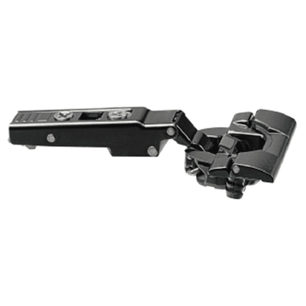 Clip Top 110&#730;+ Opening Hinge with BLUMOTION Soft-Closing, 45mm Bore Pattern, Full Overlay, Onyx Black, Inserta - Main Image