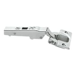 Clip Top 110&#730;+ Opening Hinge, 45mm Bore Pattern, Self-Closing, Full Overlay, Nickel-Plated, Screw-On - Main Image