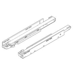 Legrabox Cabinet Profile with 88lb Capacity, Full Extension with BLUMOTION, 16" - Alt Image 2