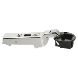 Clip Top Glass Door 94&#730; Opening Hinge, Self-Closing, Nickel-Plated, Inset - Alt Image 1