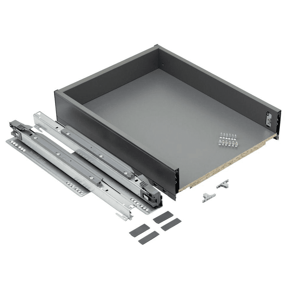 Legrabox Drawer Member M-Height 3-9/16", Orion Gray, 14 - Main Image