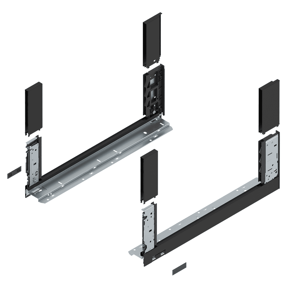 19-11/16" Legrabox Drawer System C Height 6-31/32", Carbon Black Matte Main - Image