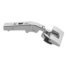 Clip Top -15&#730; Angled 110&#730; Opening Hinge, 45mm Boring Pattern, Self-Closing, Overlay, Nickel-Plated, Inserta - Alt Image 1