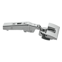 Clip Top +45&#730; Angled 110&#730; Opening Hinge, 45mm Boring Pattern, Self-Closing, Overlay, Nickel-Plated, Inserta - Alt Image 1