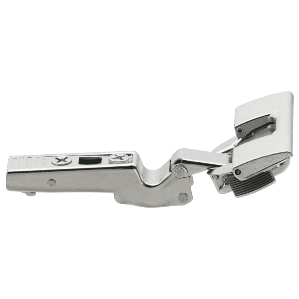 Clip Top -30&#730; III Angled 110&#730; Opening Hinge with BLUMOTION Soft-Closing, 45mm Boring Pattern, Full Overlay, Nickel-Plated, Inserta - Alt Image 1