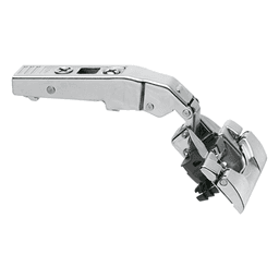 Clip Top +45&#730; III Angled 95&#730; Opening Hinge with BLUMOTION Soft-Closing, 45mm Boring Pattern, Full Overlay, Nickel-Plated, Inserta - Main Image