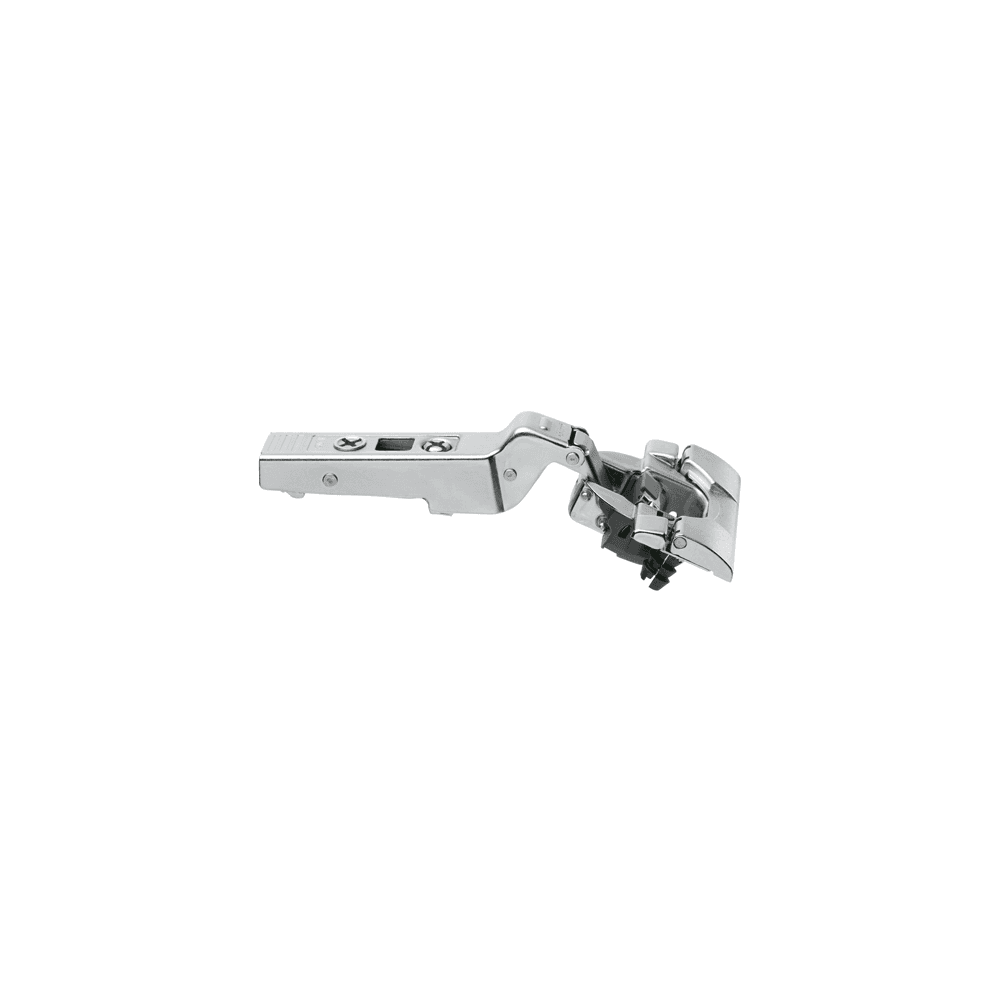 Clip Top +20° Angled 95° Opening Hinge with BLUMOTION Soft-Closing 45mm Boring Pattern Full Overlay Nickel-Plated Inserta - Main Image
