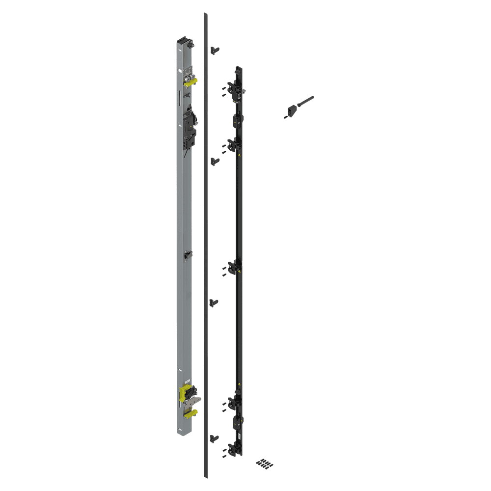 Revego Uno Hinge Bracket Set for Pocket Height 1957 - 2106mm, Left, Zinc-Coated Main - Image