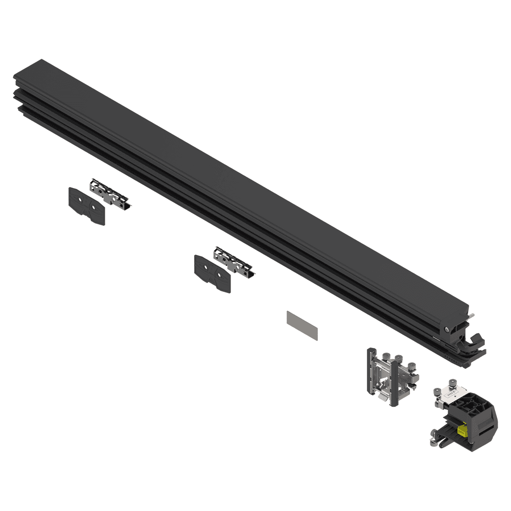 41-39/64" Revego Duo Track Set, Right, Black Main - Image