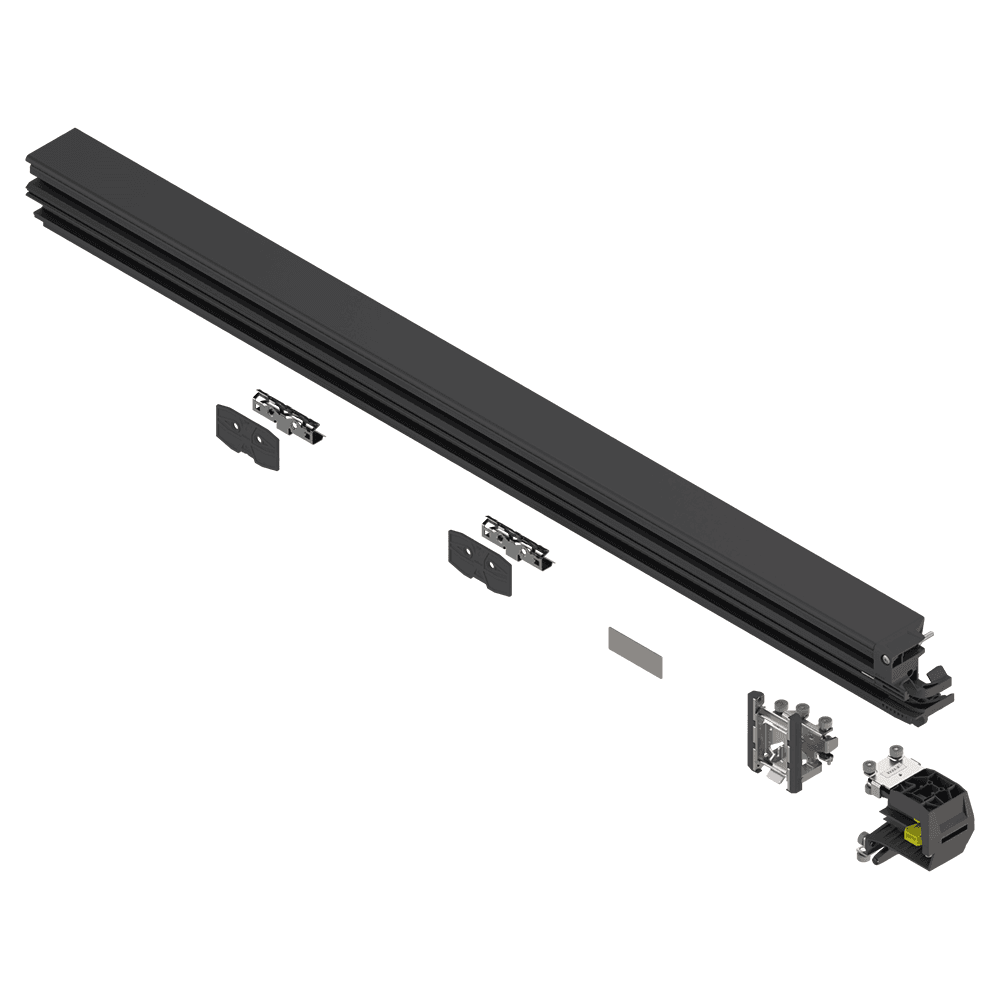 47-33/64" Revego Duo Track Set, Right, Black Main - Image