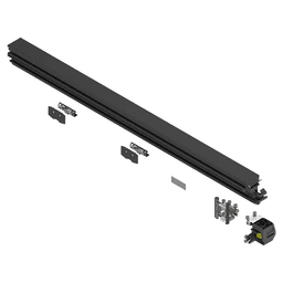 53-27/64" Revego Duo Track Set, Right, Black Main - Image