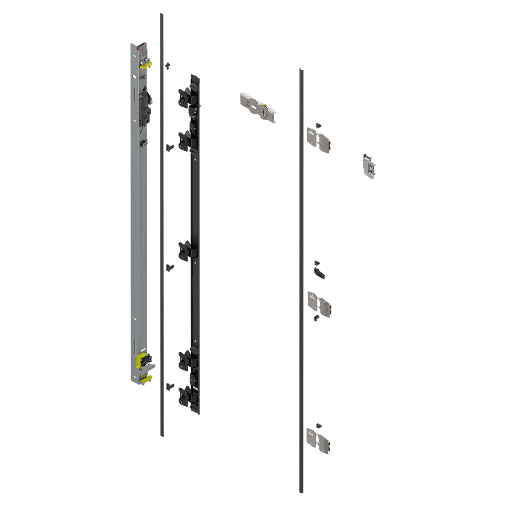 Revego Duo Hinge Bracket Set for Pocket Height 1957 - 2106mm, Left, Zinc-Coated Main - Image