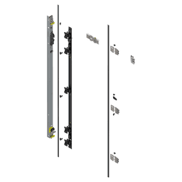 Revego Duo Hinge Bracket Set for Pocket Height 1957 - 2106mm, Left, Zinc-Coated Main - Image