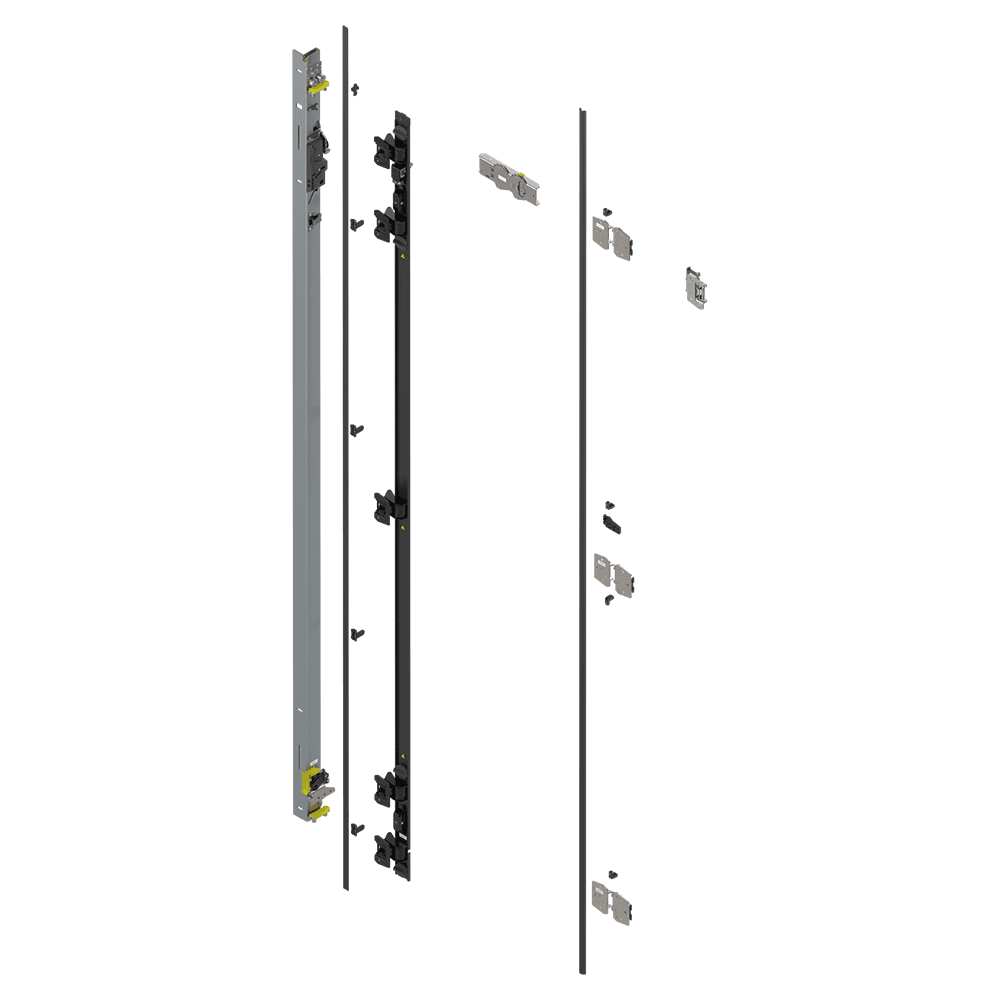 Revego Duo Hinge Bracket Set for Pocket Height 2557 - 2706mm, Left, Zinc-Coated Main - Image