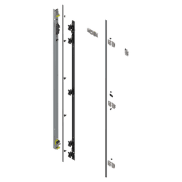 Revego Duo Hinge Bracket Set for Pocket Height 2557 - 2706mm, Left, Zinc-Coated Main - Image