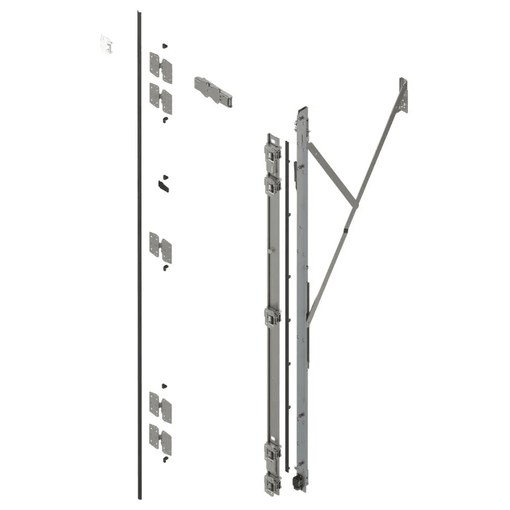 REVEGO duo Right Hand Hinge Bracket Set with TIP-ON, Zinc-Plated, 2100mm Main - Image