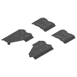 REVEGO duo Pocket Connector Set with Toe Kick, Black, 18mm - 19mm Thickness Main - Image