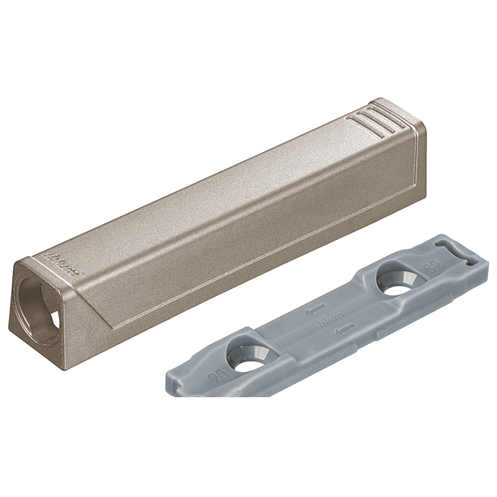 Tip-On Push to Open In-Line Adaptor Plate, Nickel-Plated - Main Image