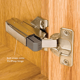 BLUMOTION Soft-Closing 973A Add-On for Straight Arm Hinges, 500/Bulk Box - Alt Image 1
