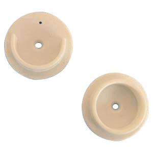 1-3/8" Diameter Pole Socket - White Finish - Fits Standard Rods - Easy Single Screw Installation