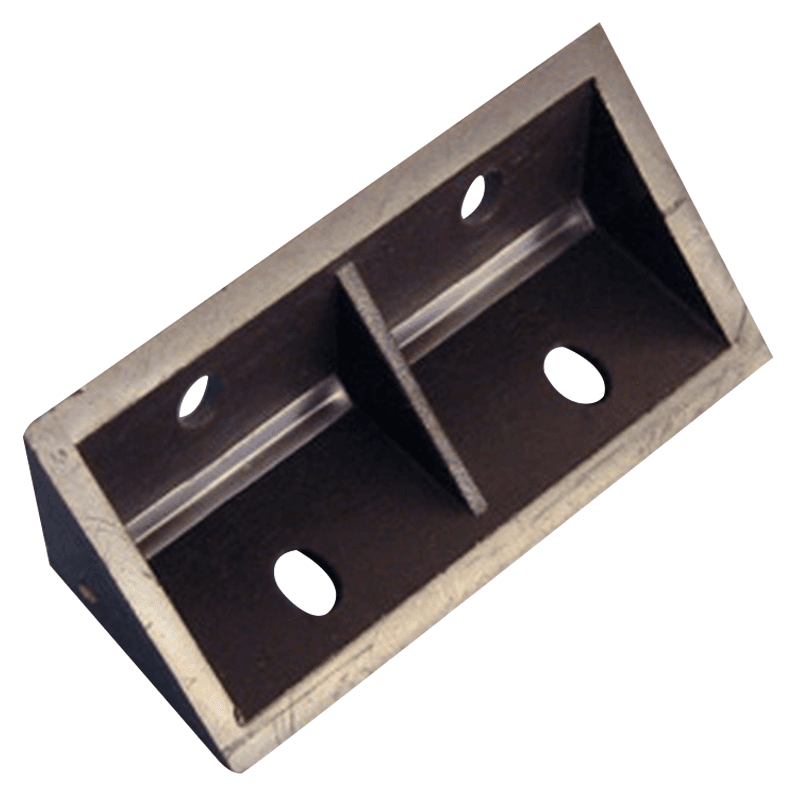 2" x 3/4" x 3/4" Vertical Corner Brace, White, Pack of 1000 - Alt Image 1