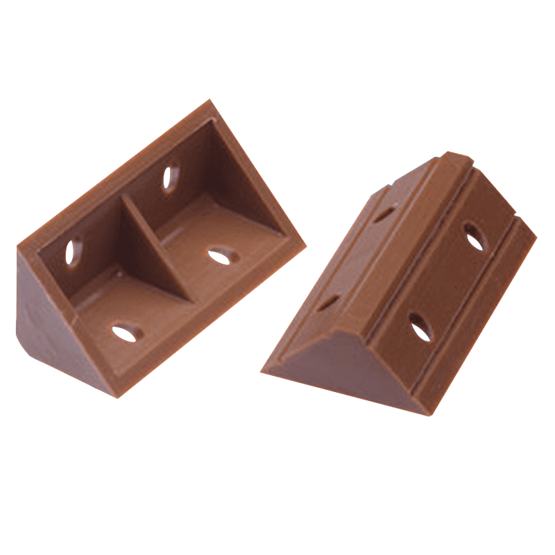 2" x 3/4" x 3/4" Vertical Corner Brace, Tan, Pack of 1000 - Main Image