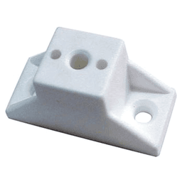 Drawer Slide Spacer in White Finish, 1-1/4", 500/Box - Bainbridge Manufacturing Inc