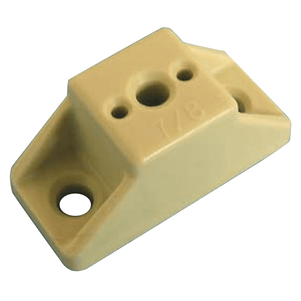 Drawer Slide Spacer in White, 7/8", 50/Box - Bainbridge Manufacturing Inc