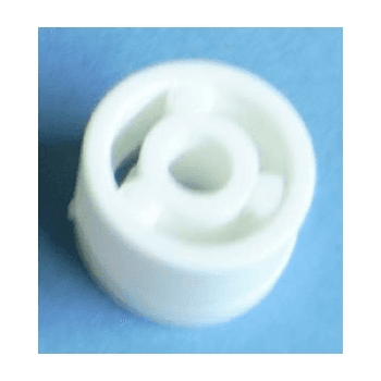 Round Drawer Slide Spacer for Thick Door, White - Bainbridge Manufacturing Inc - Pack of 50