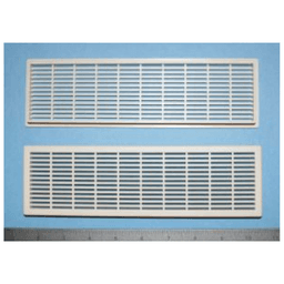 60mm x 220mm air vent grill in almond color - Bainbridge Manufacturing Inc