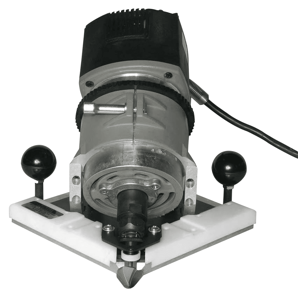 Art Betterley Laminate Coving Router - Center Guide Prevents Gouging