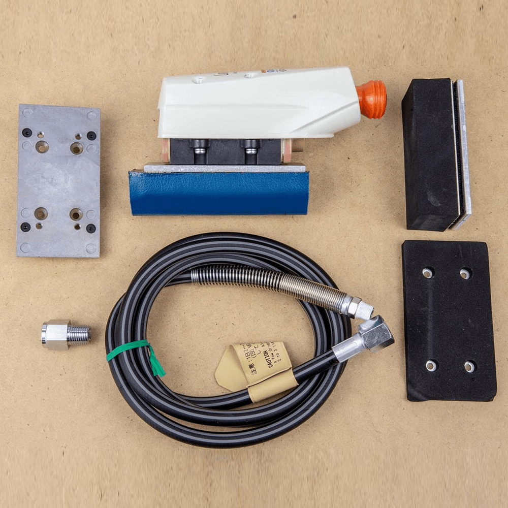 One-Hand Operation Pneumatic Coving Sander by Art Betterley