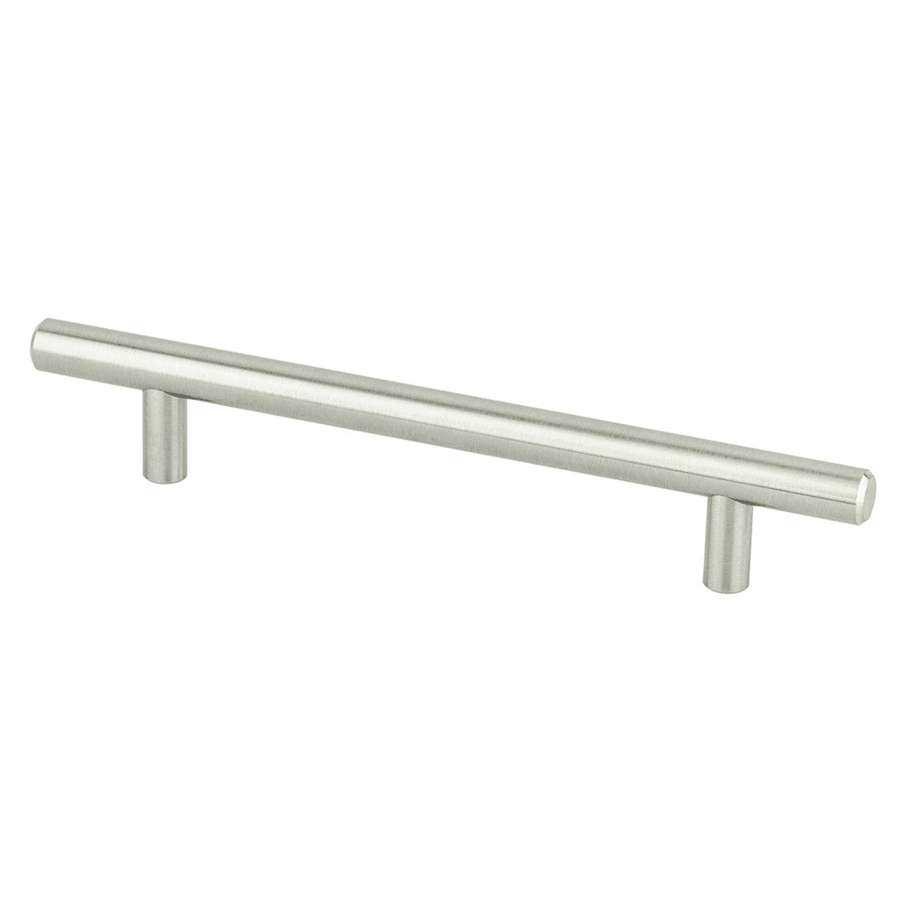 Berenson Hardware 5-1/16" Tempo T-Bar Pull Brushed Nickel in Bathroom Vanity