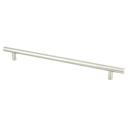 Brushed nickel T-bar pull from Berenson Hardware's Tempo Collection