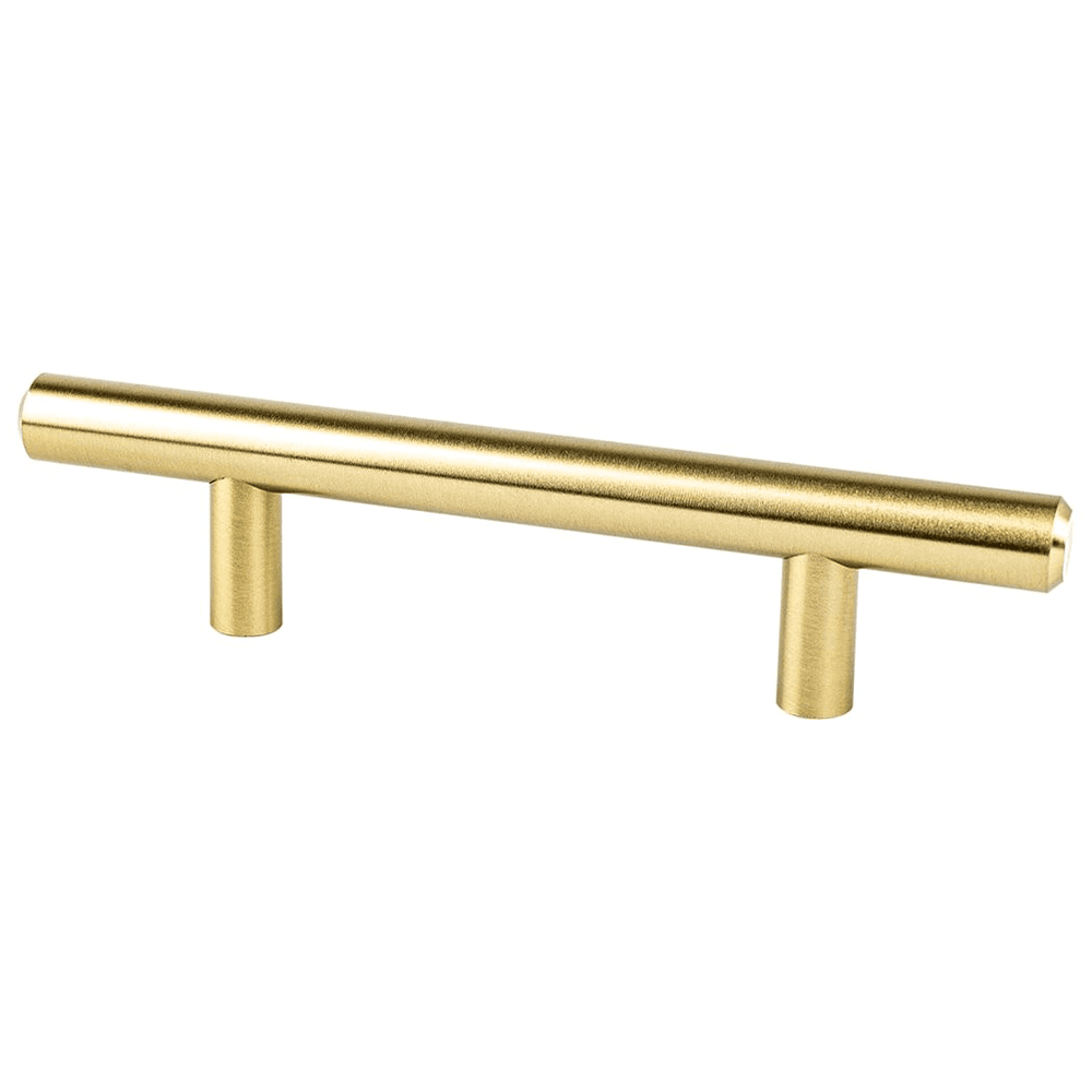 Berenson Hardware 3" Tempo T-Bar Pull in Modern Brushed Gold