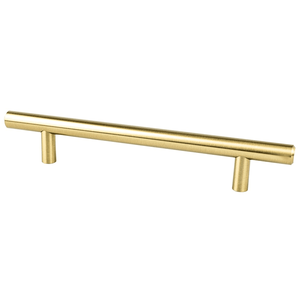 5-1/16" Tempo Collection Cabinet Pull in Brushed Gold