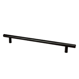 Black Tempo T-Bar Pull with deep grip and round posts from Berenson Hardware