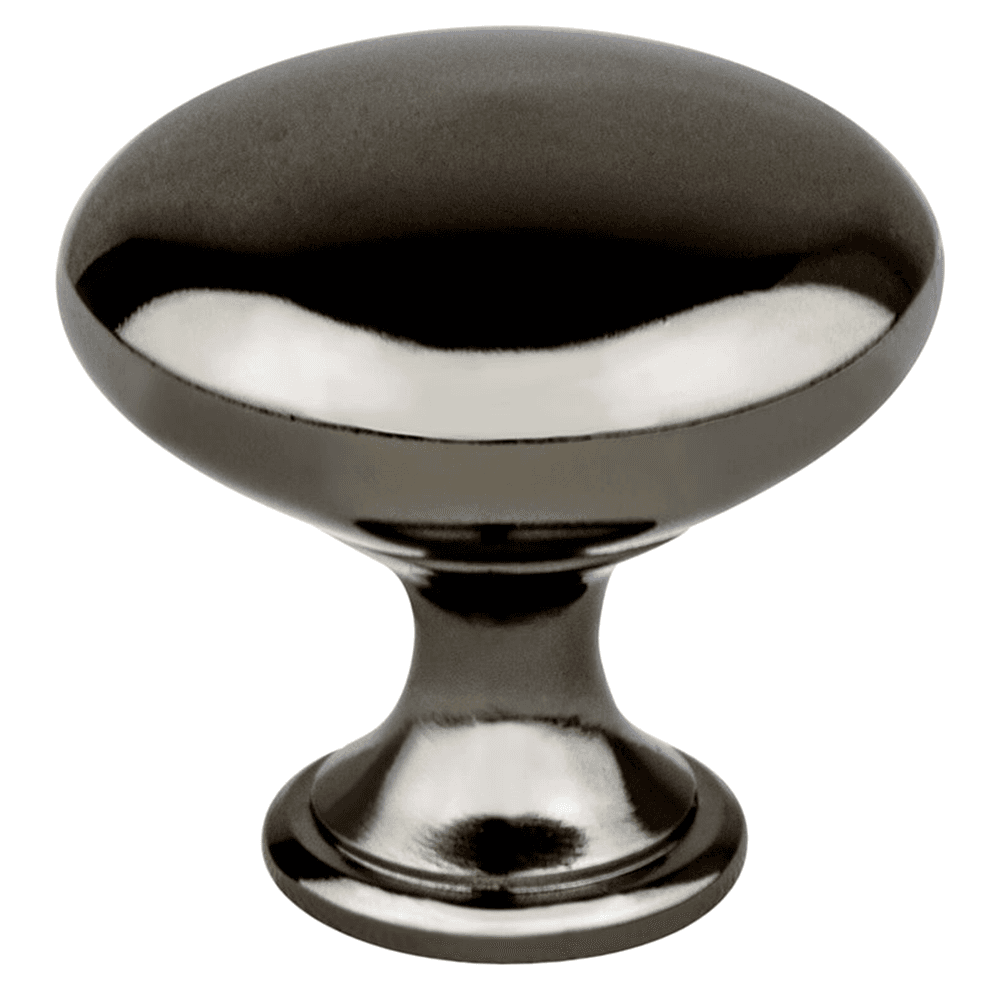 29mm Advantage Plus-2 Round Knob in Black Nickel for Classic Cabinets by Berenson Hardware