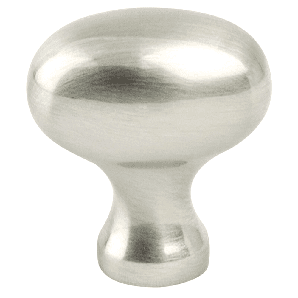 34mm Advantage Plus-3 Oval Knob, Brushed Nickel