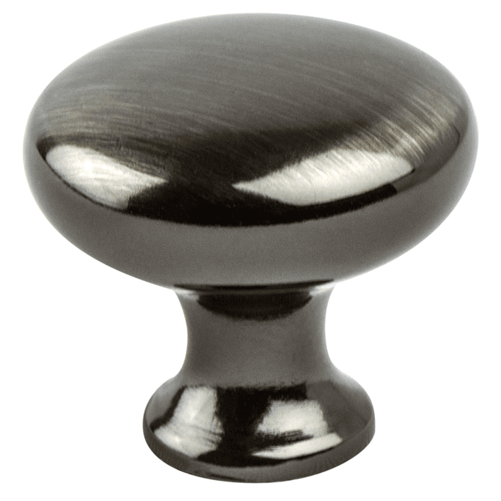 Berenson Hardware 29mm Advantage Plus-2 Round Knob in Brushed Black Nickel