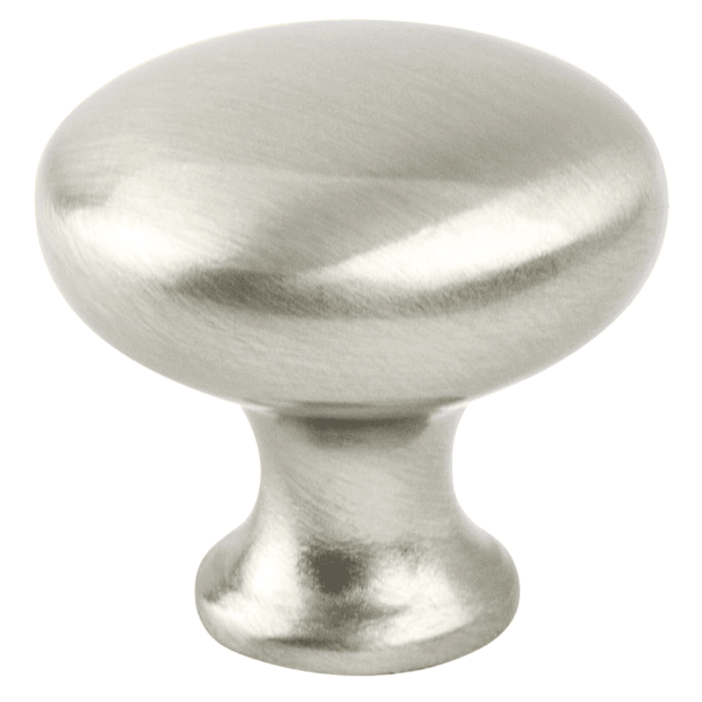 29mm Advantage Plus-2 knob in brushed nickel finish for modern cabinets - Berenson Hardware