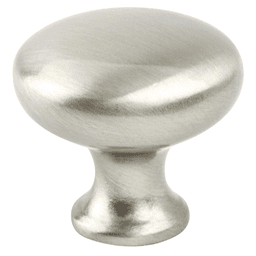 29mm Advantage Plus-2 knob in brushed nickel finish for modern cabinets - Berenson Hardware