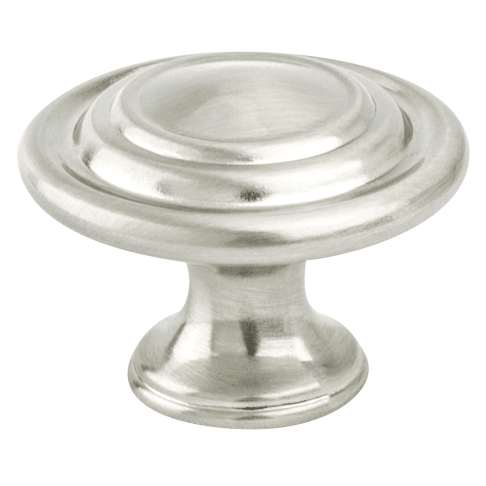 Berenson Hardware Advantage Plus-4 34mm Ringed Knob in Brushed Nickel