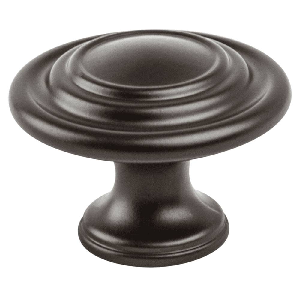 34mm Advantage-2 Ringed Knob in Oil-Rubbed Bronze Light by Berenson Hardware