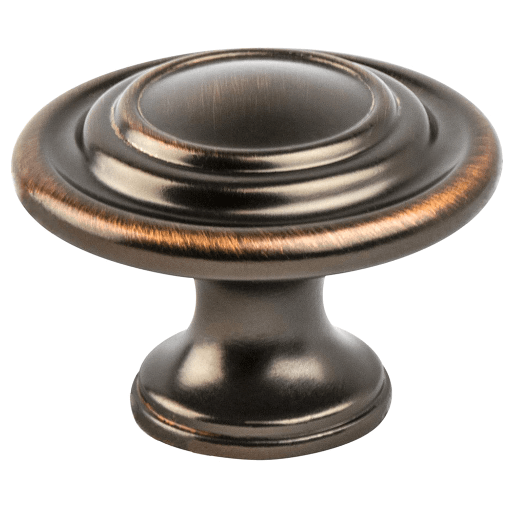 34mm Advantage Plus-4 Knob in Oiled Bronze by Berenson Hardware