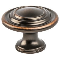 34mm Advantage Plus-4 Knob in Oiled Bronze by Berenson Hardware