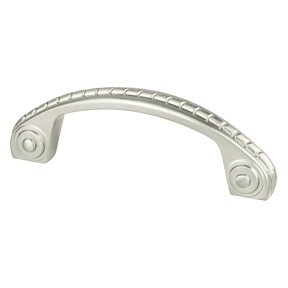 Berenson Hardware 3" Advantage Plus-4 Roped Pull, Brushed Nickel cabinet hardware