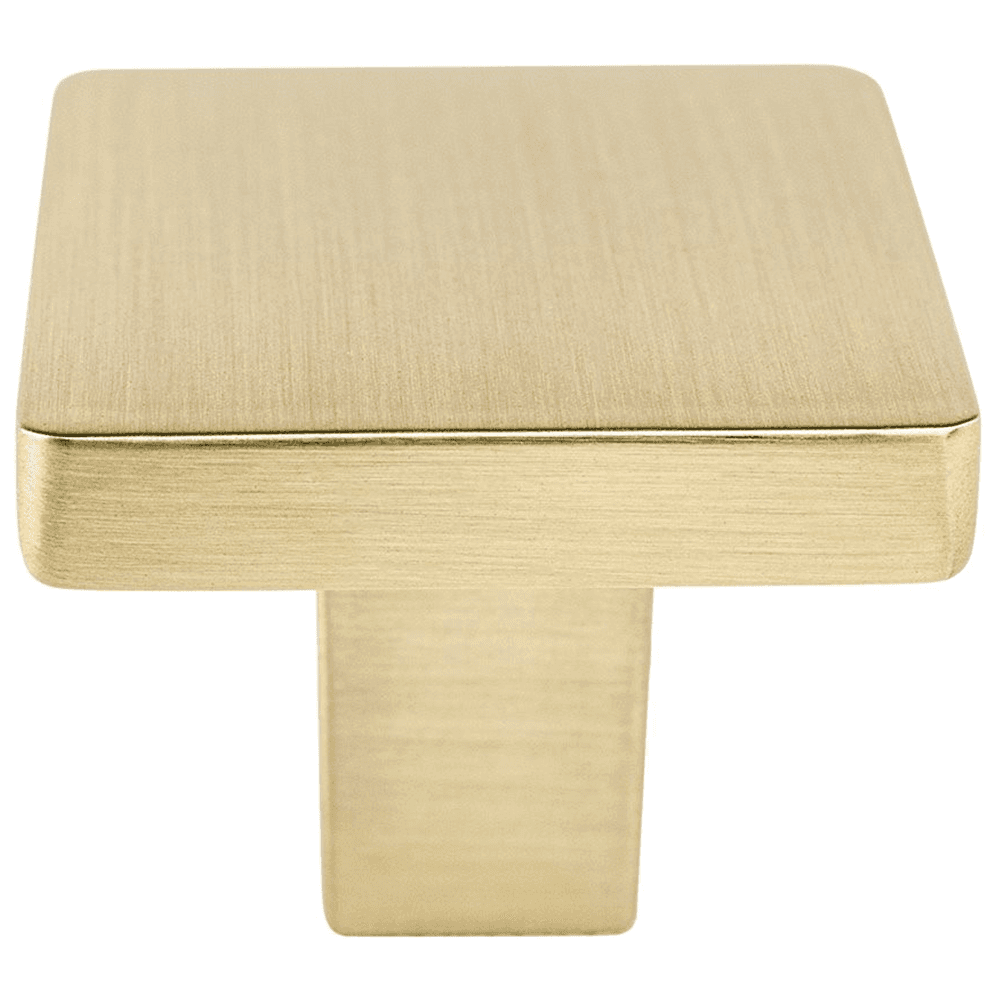 1-1/8" square knob in Champagne finish from Berenson Hardware