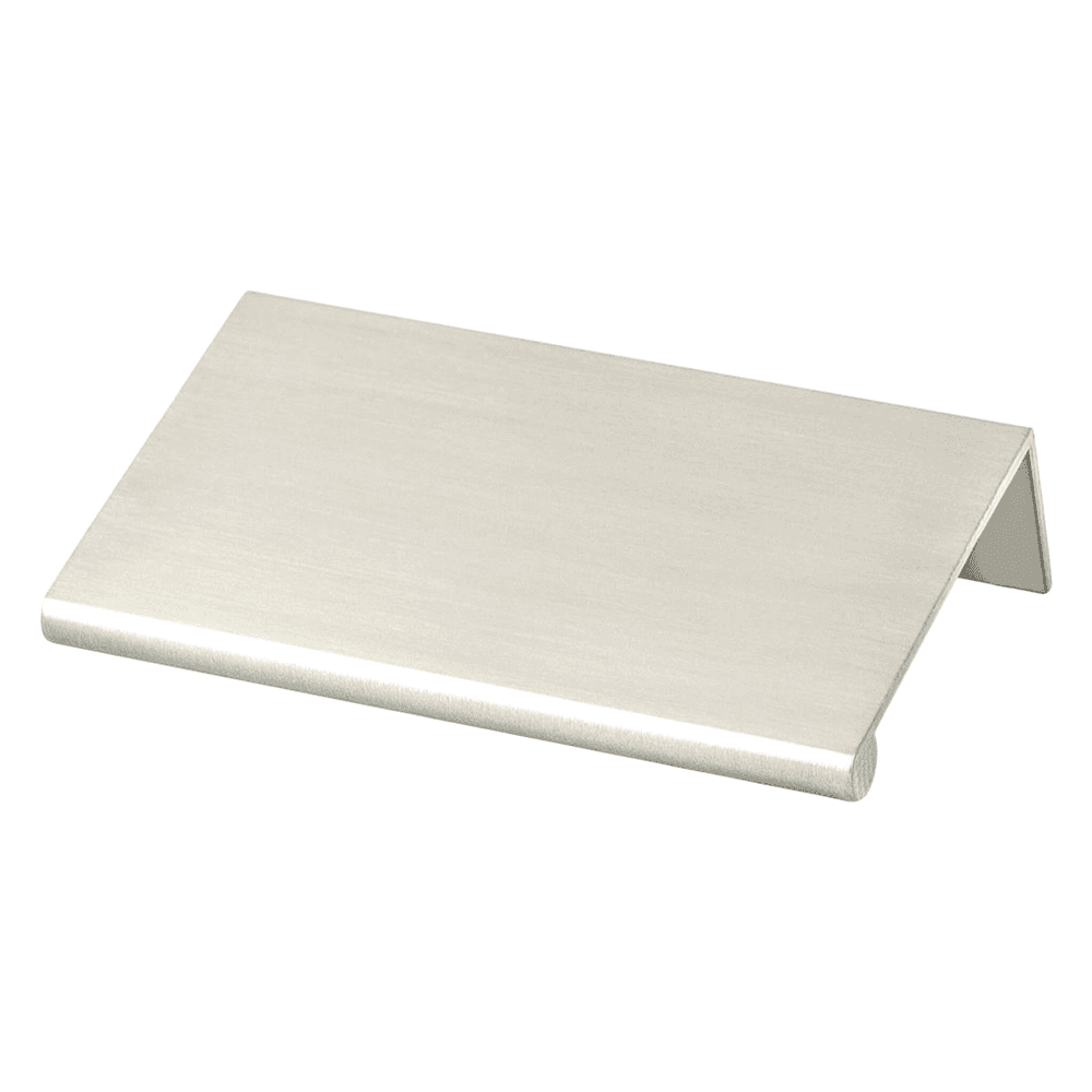 Berenson Hardware 2-3/16" Bravo Finger Pull in Brushed Nickel - Front View